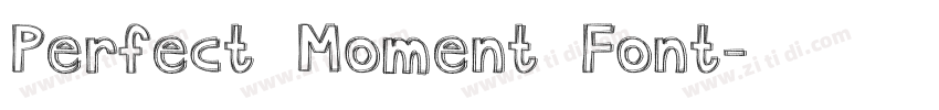 Perfect Moment Font字体转换